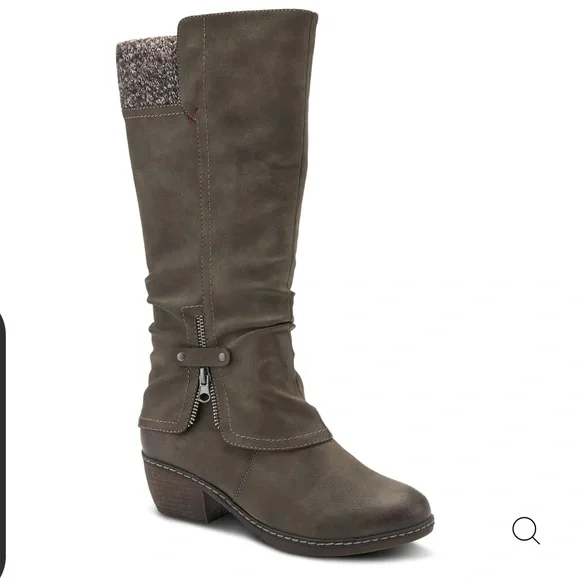 Patrizia by Spring Step Shoes Patrizia Carly Tall Zip Leathet